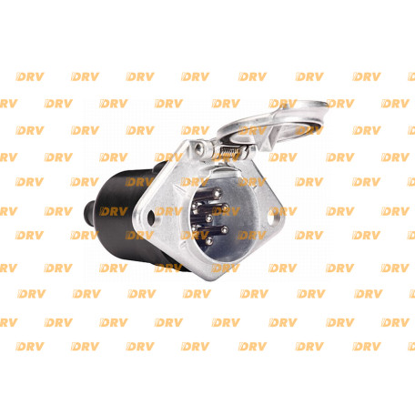 Розетка електрична 24V 7 контактів TYPE N (з штоком) метал