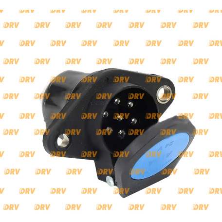 Розетка електрична 24V 7 контактів TYPE N (з штоком) пластик