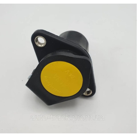 Розетка електрична 24V 7 контактів TYPE S (без штока) пластик