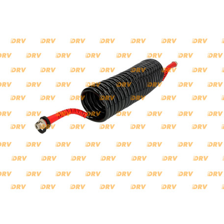Трубка спіральна червона M16/М16 L=5m 14BAR