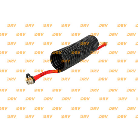 Трубка спіральна чорно - червона M22х1,5 L=5m 14 BAR