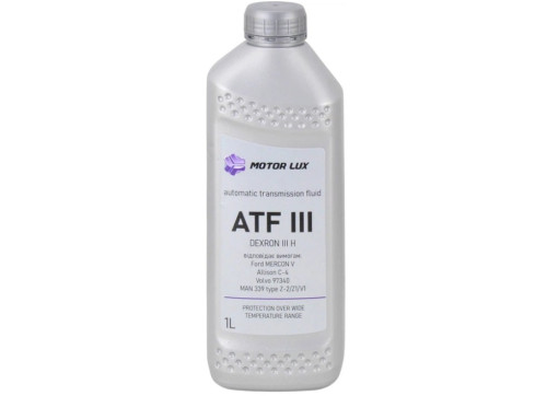 Олива трансмісійна MOTOR LUX ATF (DEXRON III) 1,0л