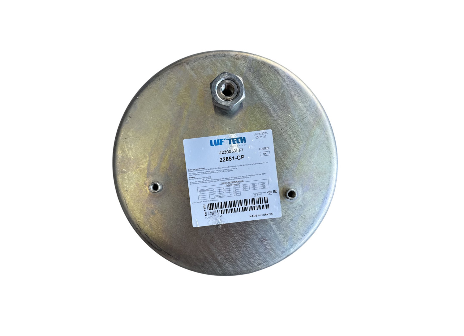 Пневморесора 1R12-851 SCHMITZ з стаканом
