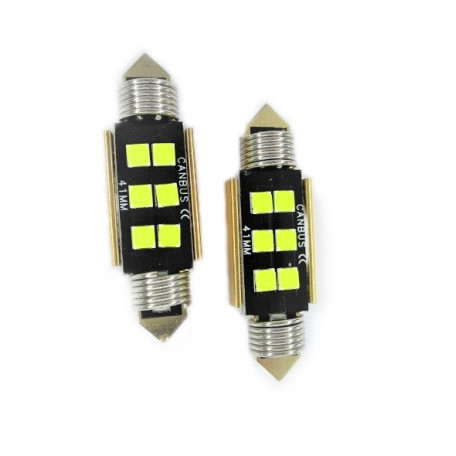 Лампа світлодіодна (12/24V 41mm 6діодів)