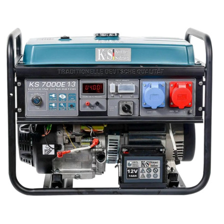 Генератор KS 7000E-3 ATS 230V 5.5kВт (3-фазний, бензин)
