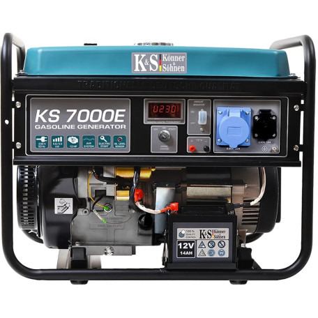Генератор KS 7000 E 230V 5.5kВт (1-фазний, бензин)
