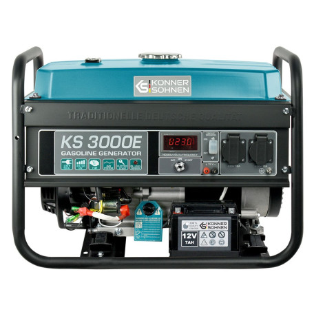 Генератор KS 3000E 3кВт 230V (1-фазний, бензин)