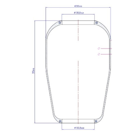 Пневмоподушка MAN 786N