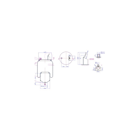 Пневмоподушка VOLVO 6608NP01 з стаканом