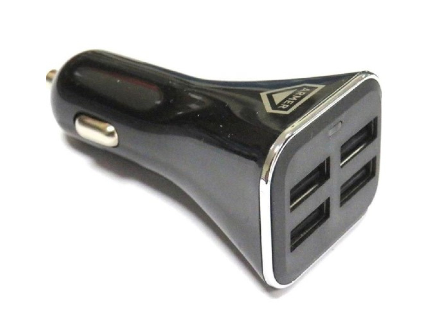 Автомобільний зарядний пристрій 4USB (12 / 24V - 5V 4,8A), чорне
