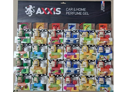 Ароматизатор AXXIS MIX Wood DUOS на планшеті 24шт (12 ароматів)