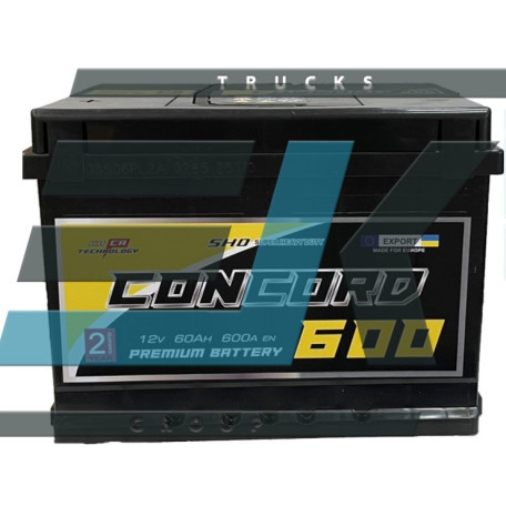 Акумулятор Concord 60Ah 600A L