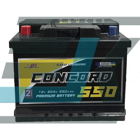 Акумулятор Concord 6-ст 60Ah 550A (EN) R