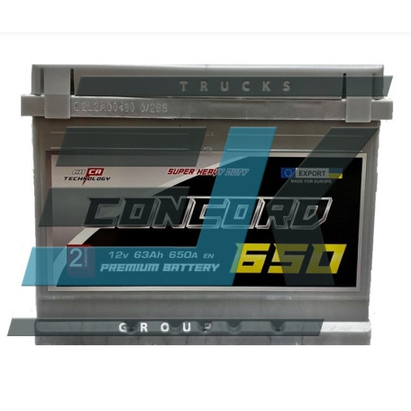 Акумулятор Concord 63Ah 650A R