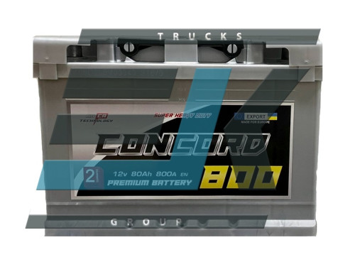 Акумулятор Concord 80Ah 800A R