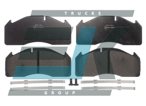 Колодки гальмівні VOLVO FM9-12,FH12-16 29125 пробіг 80 тис. км. +