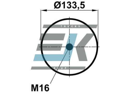 Пневмоподушка BPW 941MB без стакана