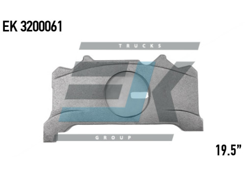 Пластина супорта ліва WABCO 40195002
