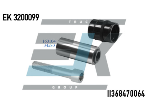 Рем. комплект супорта KNORR II368470064