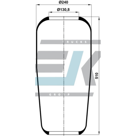 Пневмоподушка MAN 706N1