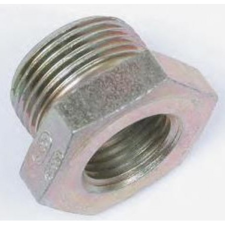 Перехідник металевий з M22*1.5-M16*1.5