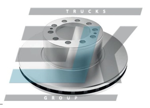 Диск гальмівний MB ACTROS/AROCS/ATEGO/AXOR перед/зад