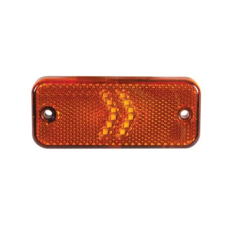 Ліхтар габаритний бортовий жовтий з стрілкою LED 12 діодів