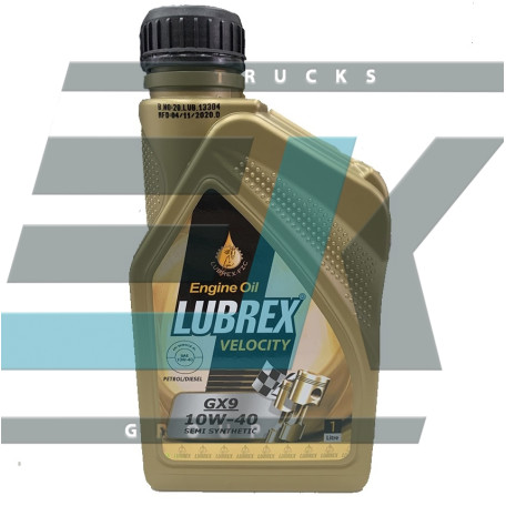 Олива моторна LUBREX Velocity GX9 10W-40 SL/CF 1л