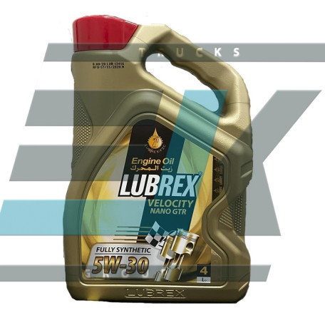 Олива моторна LUBREX Velocity Nano GTR 5W-30 SN/CF C3 VW 504/507 4л