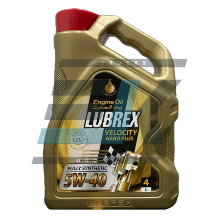 Олива моторна LUBREX Velocity Nano Plus 5W-40 SN/CF 4л