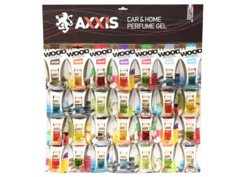 Ароматизатор AXXIS MIX Wood на планшете 16шт (8 ароматов)