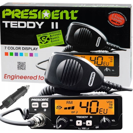 Рація PRESIDENT TEDDY II AM/FM 12V
