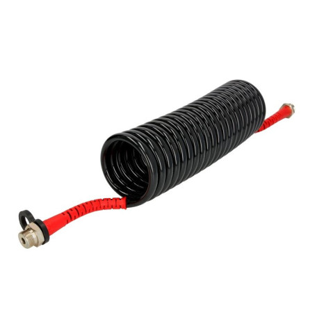 Трубка спіральна чорно - червона M22х1,5 L=4m 14 BAR