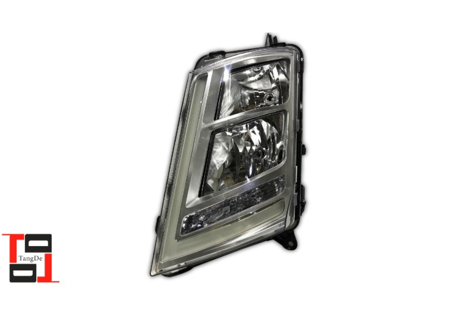 Фара VOLVO FH4, FM4 ел/керування з протитуманкою chrome e-mark LH