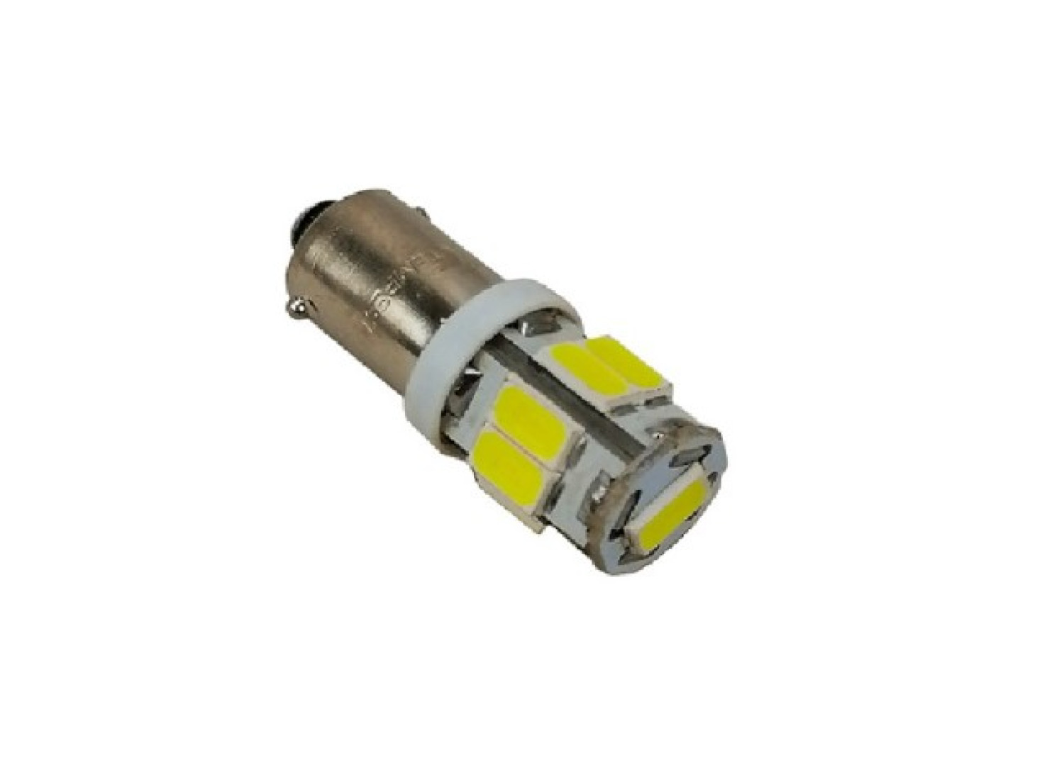 Лампа LED габарит, підсвічування панелі приладів T8-03 9SMD (розмір 3528) T4W (BA9s) білий