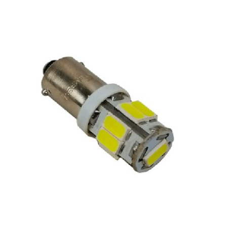 Лампа LED габарит, підсвічування панелі приладів T8-03 9SMD (розмір 3528) T4W (BA9s) білий