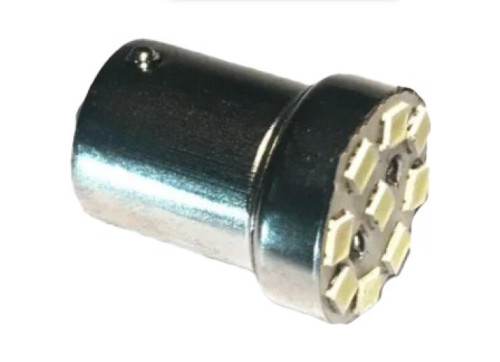 Лампа LED покажчиків поворотів і стоп-сигналів 24V R5W BA15S 9SMD WHITE