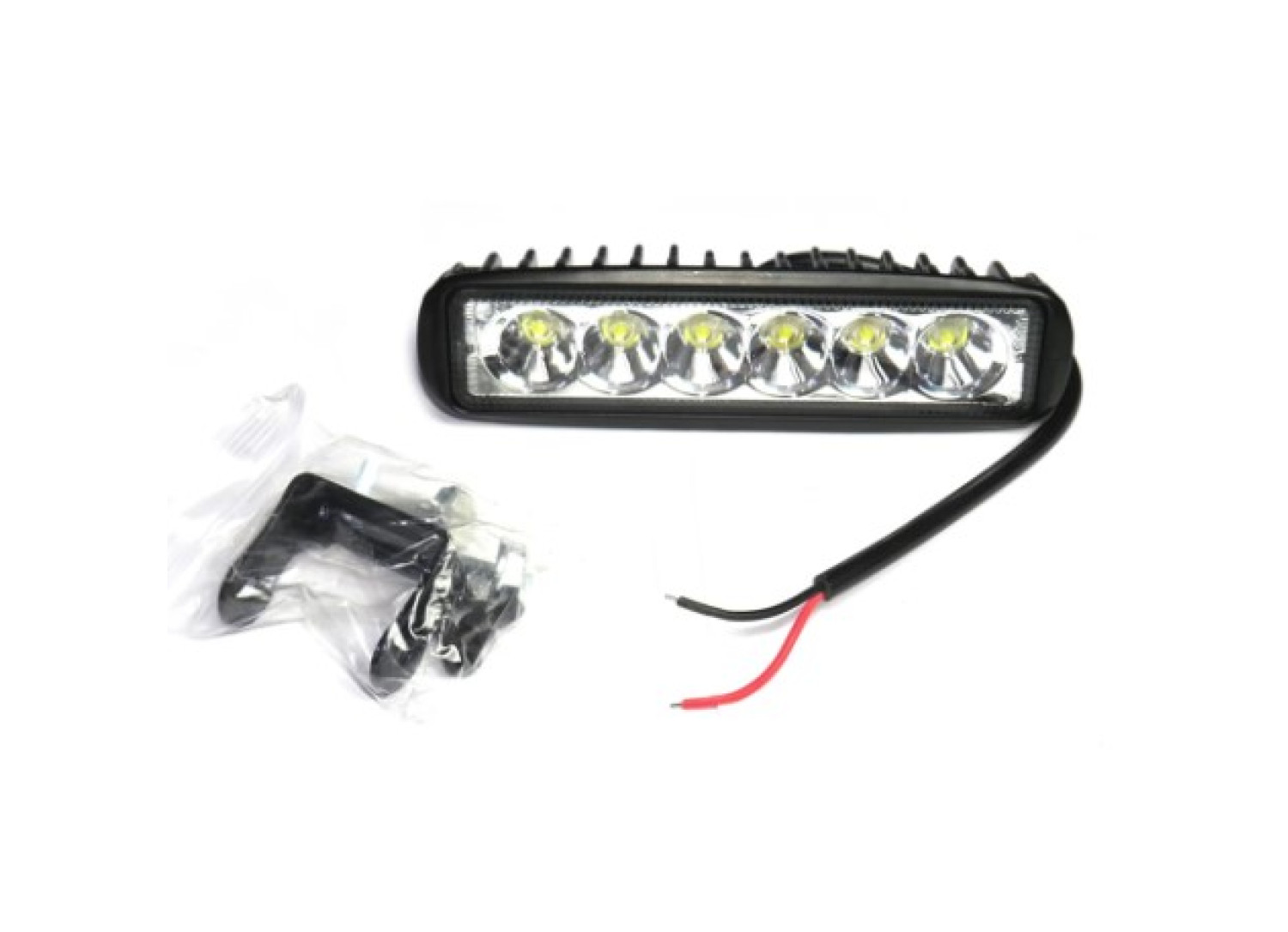 Фара LED додаткова 12/24V, 6*3W, 157*42*40mm