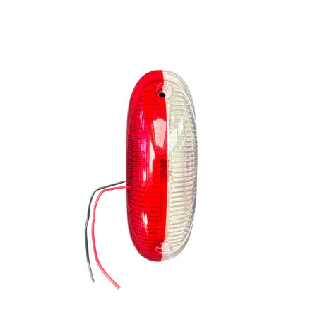 Ліхтар човник 24V LED червоно білий