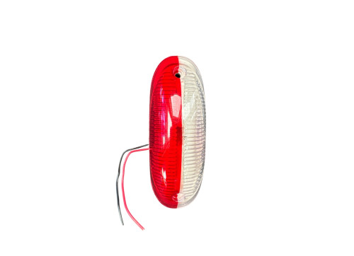 Ліхтар човник 24V LED червоно білий