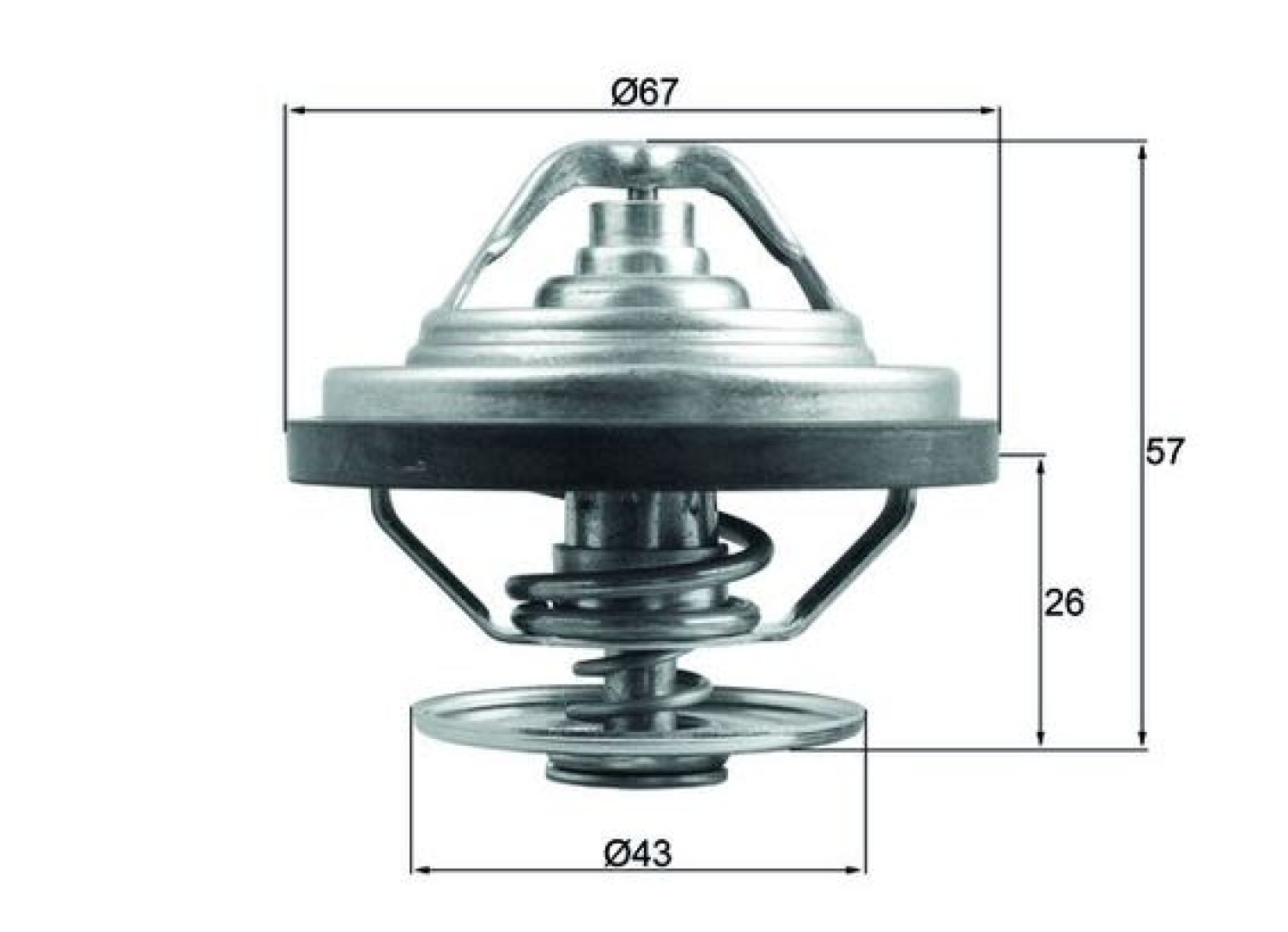 Термостат 87°C MAN TGA, TGS I, TGX D2066LF01-D2066LUH48 12.00-