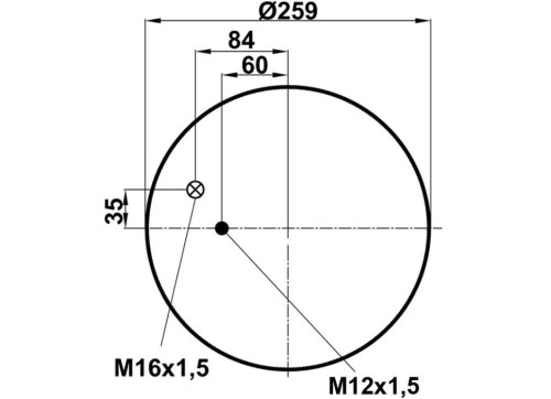 Пневмоподушка MAN 4884N1P01