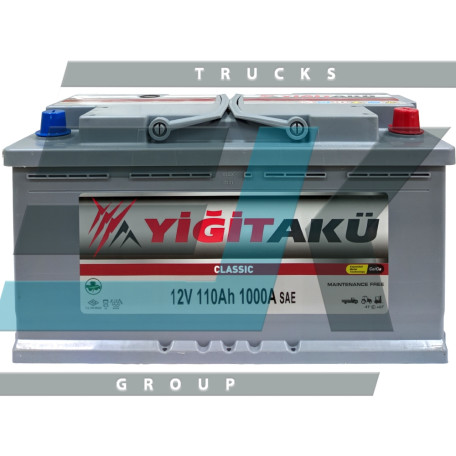Акумулятор Yigit Aku TT7 110Ah 1000A R